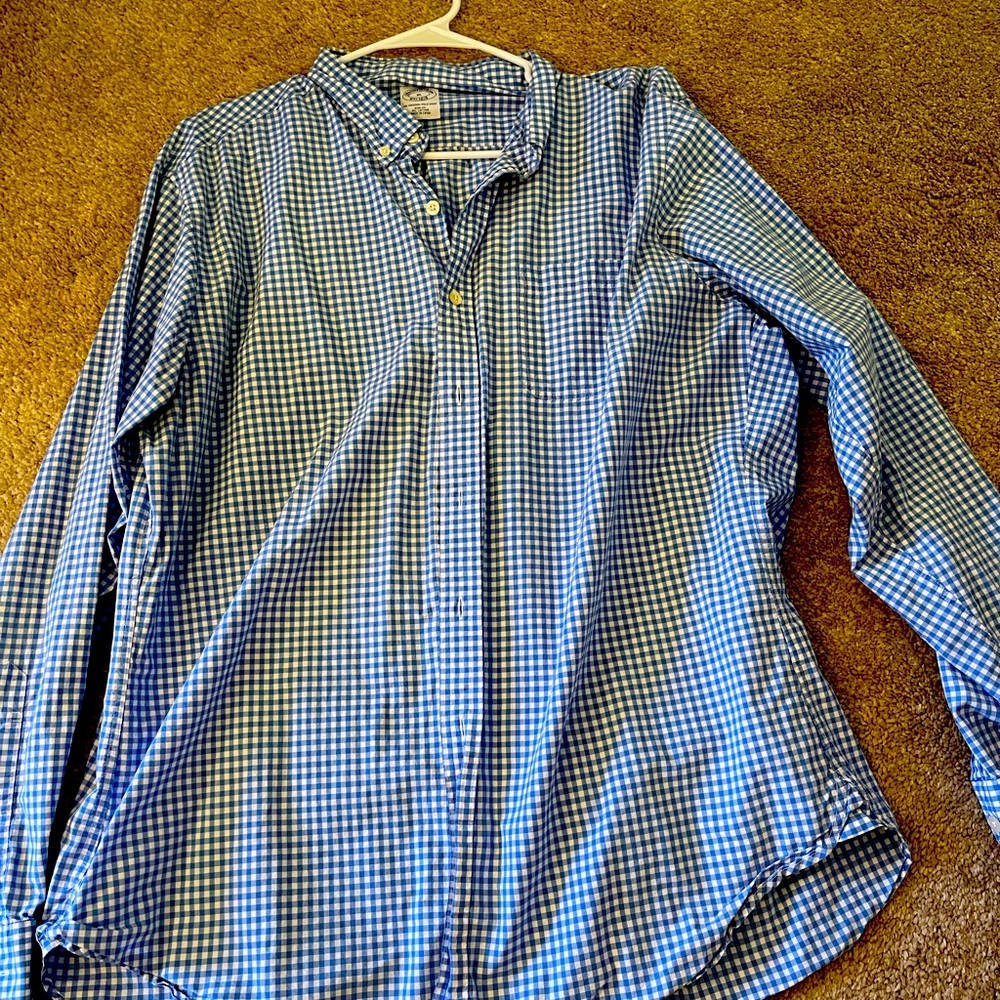 Blue Gingham button up